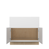 NORFOLK Assembled 36 in. W x 34.5 in. H x 24 in. D Plywood Farm Sink Base Cabinet in Painted White | Kunal Kitchens
