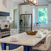 NORFOLK Assembled 24 in. W x 90 in. H x 24 in. D Plywood Tall Cabinet w/(4) Roll-out Trays in Painted White | Kunal Kitchens