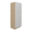 NORFOLK Assembled 30 in. W x 84 in. H x 24 in. D Plywood Tall Cabinet w/(2) Roll-out Trays in Painted White | Kunal Kitchens