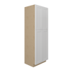 NORFOLK Assembled 30 in. W x 90 in. H x 24 in. D Plywood Tall Cabinet w/(2) Roll-out Trays in Painted White | Kunal Kitchens