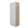 NORFOLK Assembled 30 in. W x 90 in. H x 24 in. D Plywood Tall Cabinet w/(3) Roll-out Trays in Painted White | Kunal Kitchens