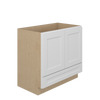 NORFOLK Assembled 36 in. W x 34.5 in. H x 21 in. D Plywood Vanity Cabinet w/Bottom Drawer in Painted White | Kunal Kitchens
