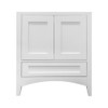 NORFOLK Assembled 24 in. W x 32.5 in. H x 21 in. D Plywood Decorative Vanity Sink Base w/Bottom Drawer in Painted White | Kunal Kitchens