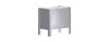 NORFOLK Assembled 36 in. W x 32.5 in. H x 21 in. D Plywood Decorative Vanity Sink Base w/Bottom Drawer in Painted White | Kunal Kitchens