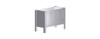 NORFOLK Assembled 48 in. W x 32.5 in. H x 21 in. D Plywood Decorative Vanity Sink Base w/Bottom Drawer in Painted White | Kunal Kitchens