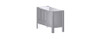 NORFOLK Assembled 48 in. W x 32.5 in. H x 21 in. D Plywood Decorative Vanity Sink Base w/Bottom Drawer in Painted White | Kunal Kitchens