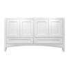 NORFOLK Assembled 48 in. W x 32.5 in. H x 21 in. D Plywood Decorative Vanity Sink Base w/Bottom Drawer in Painted White | Kunal Kitchens