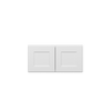 NORFOLK Assembled 30 in. W x 15 in. H x 12 in. D Plywood Wall Cabinet in Painted White | Kunal Kitchens