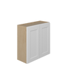 NORFOLK Assembled 30 in. W x 30 in. H x 12 in. D Plywood Wall Cabinet in Painted White | Kunal Kitchens