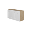 NORFOLK Assembled 33 in. W x 18 in. H x 12 in. D Plywood Wall Cabinet in Painted White | Kunal Kitchens