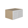 NORFOLK Assembled 33 in. W x 18 in. H x 24 in. D Plywood Wall Cabinet in Painted White | Kunal Kitchens