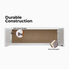 NORFOLK Assembled 36 in. W x 12 in. H x 24 in. D Plywood Wall Cabinet in Painted White | Kunal Kitchens