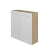 NORFOLK Assembled 36 in. W x 36 in. H x 12 in. D Plywood Wall Cabinet in Painted White | Kunal Kitchens