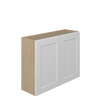 NORFOLK Assembled 39 in. W x 30 in. H x 12 in. D Plywood Wall Cabinet in Painted White | Kunal Kitchens
