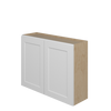 NORFOLK Assembled 39 in. W x 30 in. H x 12 in. D Plywood Wall Cabinet in Painted White | Kunal Kitchens