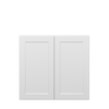 NORFOLK Assembled 39 in. W x 36 in. H x 12 in. D Plywood Wall Cabinet in Painted White | Kunal Kitchens