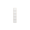 NORFOLK Assembled 6 in. W x 30 in. H x 12 in. D Plywood Wall Wine Cabinet in Painted White | Kunal Kitchens
