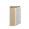 NORFOLK Assembled 24 in. W x 36 in. H x 12 in. D Plywood Diagonal Corner Wall Cabinet in Painted White | Kunal Kitchens