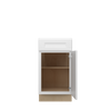 NORFOLK Ready to Assemble 18 in. W x 34.5 in. H x 24 in. D Plywood Base Cabinet in Painted White | Kunal Kitchens