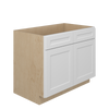 NORFOLK Ready to Assemble 39 in. W x 34.5 in. H x 24 in. D Plywood Base Cabinet in Painted White | Kunal Kitchens