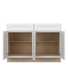 NORFOLK Ready to Assemble 48 in. W x 34.5 in. H x 24 in. D Plywood Base Cabinet in Painted White | Kunal Kitchens