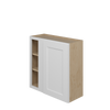 NORFOLK Ready to Assemble 30 in. W x 30 in. H x 12 in. D Plywood Blind Wall Corner Cabinet in Painted White | Kunal Kitchens