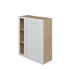 NORFOLK Ready to Assemble 30 in. W x 36 in. H x 12 in. D Plywood Blind Wall Corner Cabinet in Painted White | Kunal Kitchens
