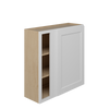 NORFOLK Ready to Assemble 36 in. W x 36 in. H x 12 in. D Plywood Blind Wall Corner Cabinet in Painted White | Kunal Kitchens