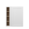 NORFOLK Ready to Assemble 36 in. W x 42 in. H x 12 in. D Plywood Blind Wall Corner Cabinet in Painted White | Kunal Kitchens