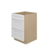 NORFOLK Ready to Assemble 21 in. W x 34.5 in. H x 24 in. D Plywood Drawer Base Cabinet in Painted White | Kunal Kitchens