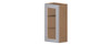 NORFOLK Ready to Assemble 18 in. W x 36 in. H x 12 in. D Plywood Frosted Glass Door Wall Cabinet in Painted White | Kunal Kitchens
