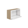 NORFOLK Ready to Assemble 30 in. W x 18 in. H x 12 in. D Plywood Wall Microwave Cabinet w/Shelf in Painted White | Kunal Kitchens