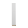 NORFOLK Ready to Assemble 15 in. W x 84 in. H x 24 in. D Plywood Tall Cabinet w/(4) Roll-out Trays in Painted White | Kunal Kitchens