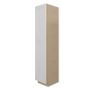 NORFOLK Ready to Assemble 18 in. W x 96 in. H x 24 in. D Plywood Tall Cabinet w/(4) Roll-out Trays in Painted White | Kunal Kitchens