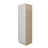 NORFOLK Ready to Assemble 24 in. W x 90 in. H x 24 in. D Plywood Tall Cabinet w/(4) Roll-out Trays in Painted White | Kunal Kitchens