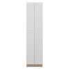 NORFOLK Ready to Assemble 24 in. W x 96 in. H x 24 in. D Plywood Tall Cabinet w/(2) Roll-out Trays in Painted White | Kunal Kitchens
