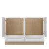 NORFOLK Ready to Assemble 48 in. W x 34.5 in. H x 21 in. D Plywood Vanity Cabinet w/Bottom Drawer in Painted White | Kunal Kitchens
