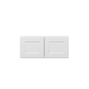 NORFOLK Ready to Assemble 33 in. W x 15 in. H x 24 in. D Plywood Wall Cabinet in Painted White | Kunal Kitchens