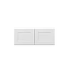NORFOLK Ready to Assemble 36 in. W x 15 in. H x 24 in. D Plywood Wall Cabinet in Painted White | Kunal Kitchens