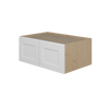 NORFOLK Ready to Assemble 36 in. W x 15 in. H x 24 in. D Plywood Wall Cabinet in Painted White | Kunal Kitchens