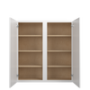 NORFOLK Ready to Assemble 39 in. W x 42 in. H x 12 in. D Plywood Wall Cabinet in Painted White | Kunal Kitchens