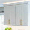 NORFOLK Ready to Assemble 42 in. W x 36 in. H x 12 in. D Plywood Wall Cabinet in Painted White | Kunal Kitchens