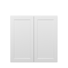NORFOLK Ready to Assemble 42 in. W x 42 in. H x 12 in. D Plywood Wall Cabinet in Painted White | Kunal Kitchens