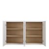 NORFOLK Ready to Assemble 48 in. W x 30 in. H x 12 in. D Plywood Wall Cabinet in Painted White | Kunal Kitchens