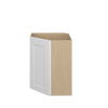 NORFOLK Ready to Assemble 24 in. W x 30 in. H x 12 in. D Plywood Diagonal Corner Wall Cabinet in Painted White | Kunal Kitchens