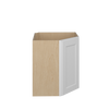 NORFOLK Ready to Assemble 27 in. W x 30 in. H x 15 in. D Plywood Diagonal Corner Wall Cabinet in Painted White | Kunal Kitchens
