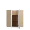 NORFOLK Ready to Assemble 27 in. W x 36 in. H x 15 in. D Plywood Diagonal Corner Wall Cabinet in Painted White | Kunal Kitchens