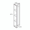 NORFOLK Ready to Assemble 12 in. W x 42 in. H x 12 in. D Plywood Wall End Cabinet in Painted White | Kunal Kitchens