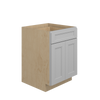 ROCKINGHAM Ready to Assemble 24 in. W x 34.5 in. H x 24 in. D Plywood Base Cabinet w/(1) Roll-out Tray in Painted Stratus | Kunal Kitchens
