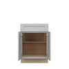 ROCKINGHAM Ready to Assemble 24 in. W x 34.5 in. H x 24 in. D Plywood Base Cabinet in Painted Stratus | Kunal Kitchens